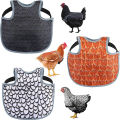 Chicken Saddle For Hens Adjustable Strap Chicken Saddle Breathable Full Coverage Feather Protection Poultry Accessories. 