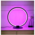 RGB RING LAMP,MOBILE OPERATED,TABLE LAMP,RGB LIGHT,CIRCLE LAMP,BED SIDE LAMP,LIVING ROOM LAMP,GAMING LAMP. 
