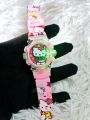 Kids Girls Kitty Watch Spinner Lighting Musical Cool Fun Watch. 