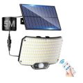 1Pack Solar Lights Outdoor 234LED Super Bright Waterproof Motion Sensor 3 Mode Split Flood Wall Lamp Security for Garden Garage. 