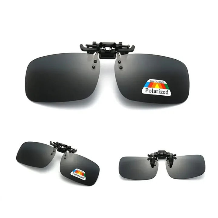 1/2/4pcs%20Polarized%20Sunglasses%20Clip%20Glasses%20Clip%20Driving%20Night%20Vision%20Glasses%20UV400%20Outdoor%20Sunshade%20Clarity%20Sunglasses%20Clip%20-%20Image%205