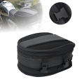 Motorcycle Tail Bag, Waterproof Back Saddle, Rear Seat Storage Bag, Black Motorcycle Rear Riding Travel Bag, Luggage Bag.