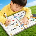 Children's Erasable Pen and Eraser Handwriting Practice Book Reusable Writing Workbook for School Practice Workbook. 