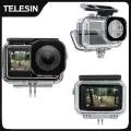 TELESIN 45M Waterproof Housing Case For DJI OSMO Action 3 4 5Pro Underwater Diving Case High Strength Protector Cover. 
