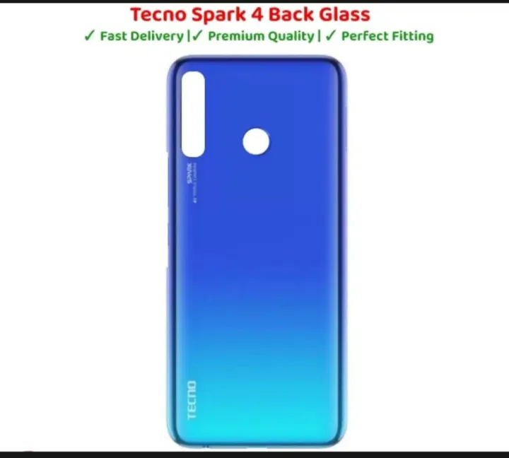 Tecno%20Spark%204%20Back%20Battery%20Cover%20Rear%20Door%20%20Housing%20case%20%20For%20Tecno%20Spark%204%20Back%20Glass%20-%20Image%203
