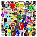 52PCS/Pack New Sprunki Stickers Incredibox Sprunki Decals For Phone Laptop Suitcase Notebook Skateboard Waterproof Stickers. 