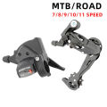 microNEW Mountain Bike Rear Derailleur 7 8 9 10 11 Speed Road Bike RD Shifter Groupset Bicycle Accessories.