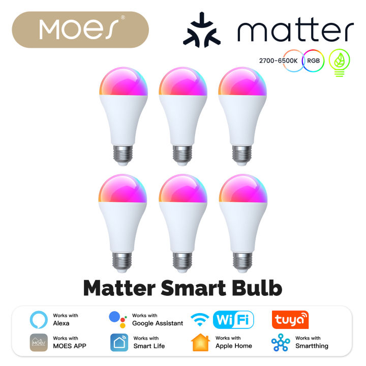 MOES%20Tuya%20MATTER%20WIFI%20Smart%20LED%20Bulb%20Dimmable%2014W%20RGB%20C+W%20E27%20Color%20Shifting%202700K-6500K%20Smart%20App%20Control%20with%20Alexa%20%20-%20Image%207