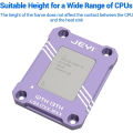 JEYI 12th&13th Gen CPU Bending Correction Frame Aluminium Fixed Backplane CPU Contact Frame Socket For Intel LGA-17XX 18XX CPU. 