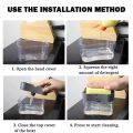 2-in-1 plastic kitchen cleaning brush wash sponge holder Sponge Caddy Soap Pump Dispenser kitchen sink soap liquid dispenser box. 