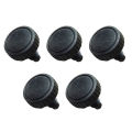 5 Pcs Snooker Cue Butt Protectors 19.2mm Plastic Dustproof Scratch Resistant Cue Bottom Cover For Peradon For Master Parts.