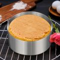 Stainless Steel Circle Cake Ring Mold Round Cheesecake Cookie Cutters Molds,Baking Tools, Kitchen Gadgets,DIY Wedding Cake Tools. 