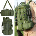 Multifunctional Fishing Backpack Tackle Bag with Rod Holders Fish Equipment Storage Molle Pack Camping Hiking Outdoor Sports Bag.