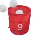 Foldable Outdoor Golf Chipping Game Bucket Golf Game Storage Bucket Portable Organizer Ball Sport Equipment For Lawn Park Beach.