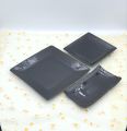 Japanese sushi plate, square plate, black ceramic cradle plate with 3 style, 8.5 inch square plate, 6 inch square plate and 4x7.5 inch cradle plate. 