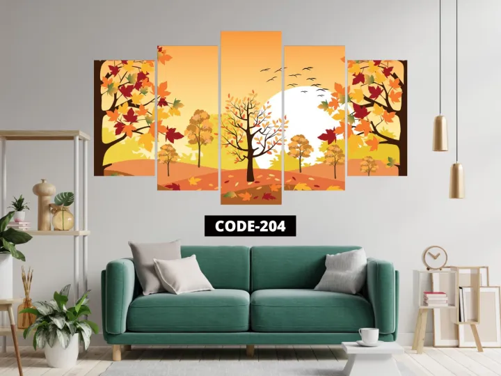 5Pcs%20In%201%20Set%20Wall%20Canvas%20Art%20Ready%20to%20Hang%20for%20Living%20Room%20or%20Bedroom%20Home%20Decoration%20On%20Wall%20Canvas%20Painting%20Wall%20-%20Image%205
