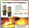 CANBUS LED Turn Signal Indicator Bulbs 2 piece For Car Amber Yellow Waterproof High Quality Super Brightness. 