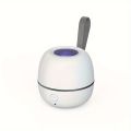 Portable Baby Pacifier Sterilizer Box with Violet Light,180s Quick Clean for Jewelry,Keys,Nail Clippers,Ideal Travel Companion. 