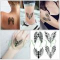 Waterproof Temporary Tattoo Sticker Flowers Big Pray Hands Cross Honely Lovely Letters Neck Flash Tatto Fake Tatoo for Women Men. 