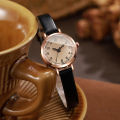 Fashion Small Arabic Dial Women Quartz Watch Elegant Ultra-thin Leather Strap Wristwatch Reloj Mujer Girls Clock .