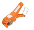 Vegetable Cutter and Peeler (Green, Color May Vary) - Multi 5 Laser Blade Cutter/Chopper for Vegetables and Fruits with Smart Locking System. 
