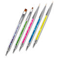 5Pcs Nails Art Dotting Pen Nails Brushes For Nails Art Accessories Tools Kits Nail Supplies For Professionals Manicure Set. 