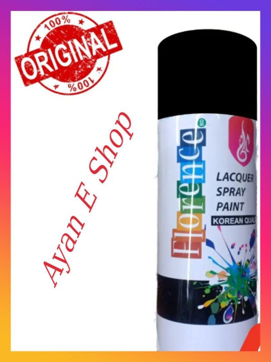 Florence%20Matte%20Black%20Lacquer%20Spray%20Paint%20Aerosol%20400ML%20Premium%20Series%20Korean%20Quality%20-%20Image%202