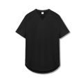 Running T-shirts Mens V-neck Slim Fit Fitness T Shirt Solid Gym Clothing Bodybuilding Tight T-shirt Quick Dry Training Tee Shirt.