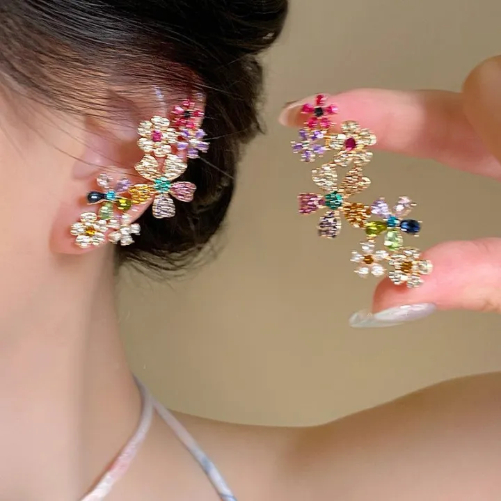 Romantic%20Colorful%20Zircon%20Flower%20Earrings%20For%20Women%20Girls%20Fashion%20Sweet%20Waterdrop%20Flower%20Earrings%20Exquisite%20Party%20Jewelry%20Gifts%20-%20Image%202