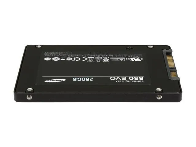 SAMSUNG%20850%20EVO%202.5"%20250GB%20SATA%20III%203D%20NAND%20Internal%20Solid%20State%20Drive%20(SSD)%20MZ-75E250B/AM%20-%20Image%203