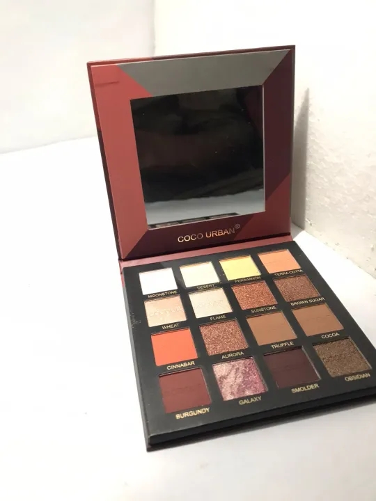 COCO%20URBAN%20"Star%20Temptation"%2016-Color%20Eyeshadow%20Palette%20-%20Matte%20Shimmer%20Pigmented%20Nude%20&%20Smoky%20Tones%20-%20Image%203
