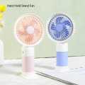 Cute Mini Rechargeable Fan with Phone Holder USB Portable Desk Fan for Travel Office Summer Cooling. 