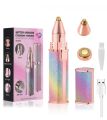2 in 1 Rechargeable Electric Eyebrow Trimmer Eyebrow Epilator Painless And Portable Facial Hair Remover For Woman Electric Flawless. 