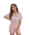 Silk night suit for women nightwear sleepwear. 