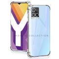 For Vivo Y33 Silicone Airbag cover Shockproof Transparent Protective Clear Back Cover TPU Case. 