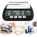 Professional Board Game Stopwatch Count Up Down Competition Hour Meter Table Games Chess Clock Digital for International Chess. 