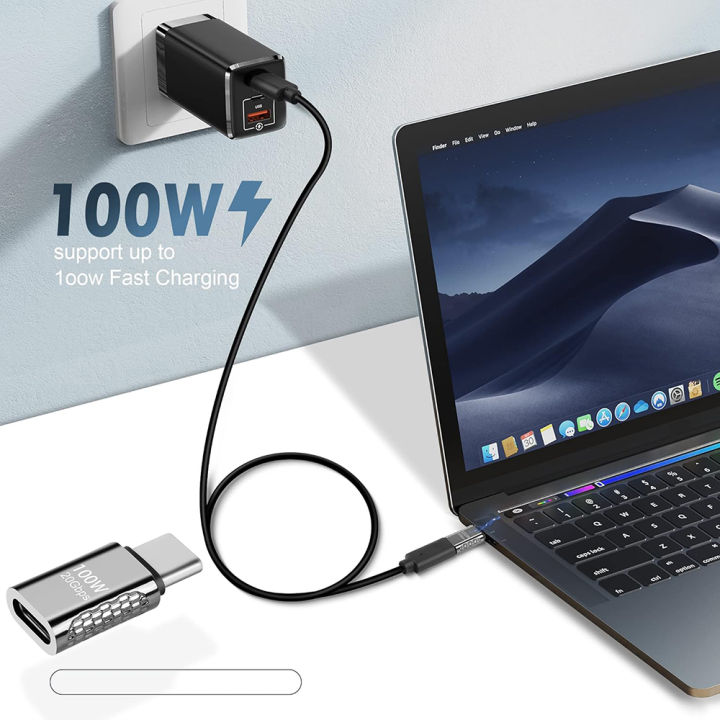 100W%20USB%204.0%20Adapter%20USB%20To%20Type%20C%20Adapter%2040Gbps%20U%E2%80%8BSB%2090%20Degree%20Elbow%20Converter%20Data%20Transmission%20Adapter%20Female%20To%20Male/Female%20-%20Image%202