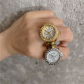 Fashion trend men and women with the same ring watch new creative couple finger watch. 