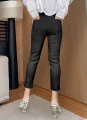 350,000 like hot sale AB skinny black 9 points stretch pants for women-clothing, girl clothing, women jeans, Lady shorts jeans. 