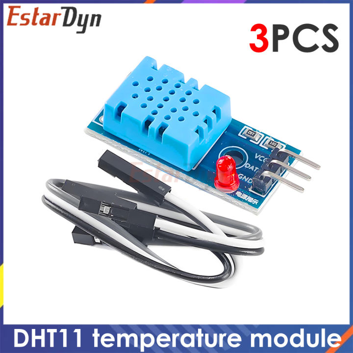 3PCS DHT11 Temperature Humidity Sensor Module Digital for Arduino ESP32 ...