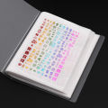 40 Slots Nail Stickers Album Sticker Storage Transparent Shelves Box For Collecting Nail Sliders Container Manicure Accessories. 