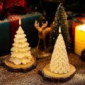 Silicone 3D Christmas Tree Mold DIY Resin Epoxy Small Irregular Pine Needle Tree Craft Candle Making Kit Holiday Decor. 