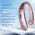 Portable Neck Fan, Upgraded 100 Speeds Personal Bladeless Fan Wearable with Neck Brace, 4000mAh Rechargeable Battery Operated,. 