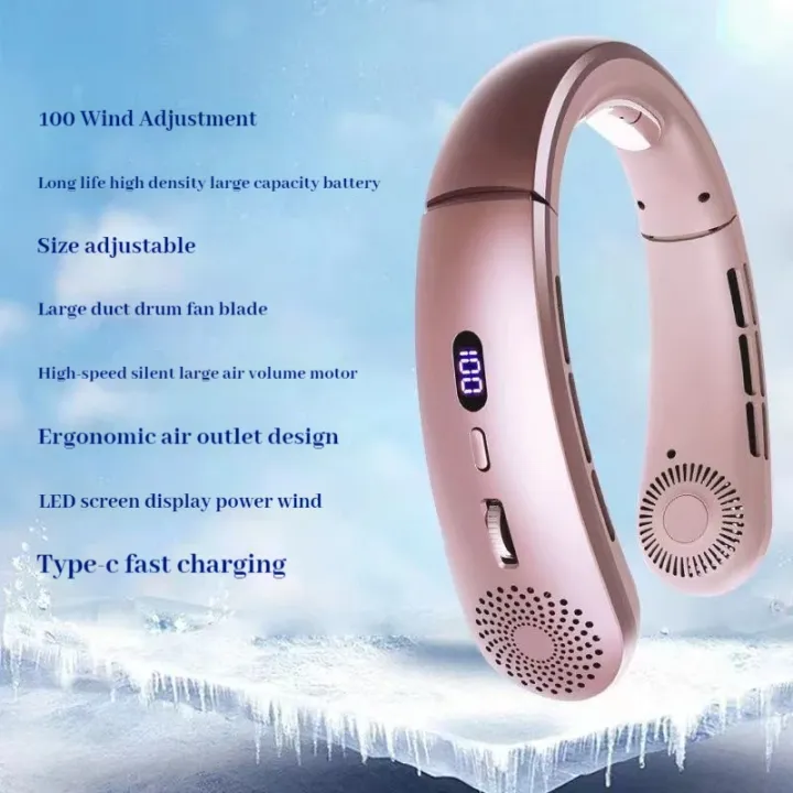 Portable%20Neck%20Fan,%20Upgraded%20100%20Speeds%20Personal%20Bladeless%20Fan%20Wearable%20with%20Neck%20Brace,%204000mAh%20Rechargeable%20Battery%20Operated,%20-%20Image%207