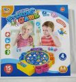 Fishing Game Toy Fish Board Rotating with Music Fine Motor Skill Training Birthday Gifts for Children Kids Toddlers Boys Girls - 15 Pcs 24 Pcs & 45 Pcs. 