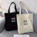 Trendy hand painted cotton canvas tote bags for girls. 