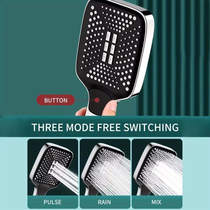 Booster Rain Shower Head 360° Rotation Water Saving New 30cm Large Size ...