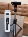 XT-02 3 In 1 Bluetooth Selfie Stick Horizontal and Vertical Shooting Mobile Phone Tripod Remote Control Selfie Stand for Making TikTok, Vlog Videos and Tripod Stand Selfie Stick for for Mobile and All Smart Phones-b Arham Gedget. 