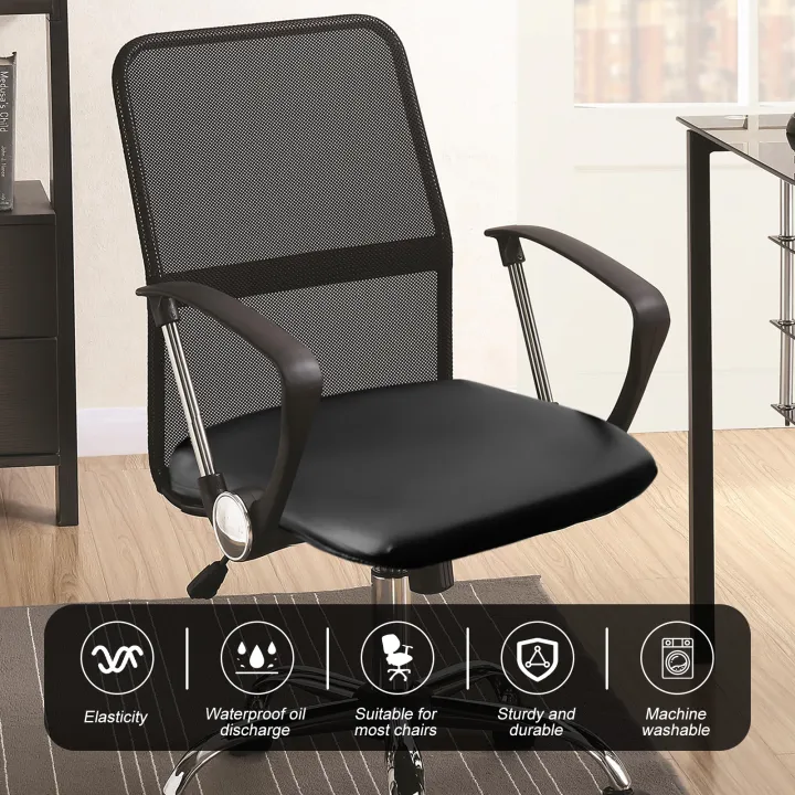 PU%20Leather%20Chair%20Seat%20Cover%20Slipcover%20Waterproof%20High%20Chair%20Cover%20for%20Home%20Office%20Hotel%20Chair%20Seat%20Cover%20Dining%20Seat%20Protector%20-%20Image%202