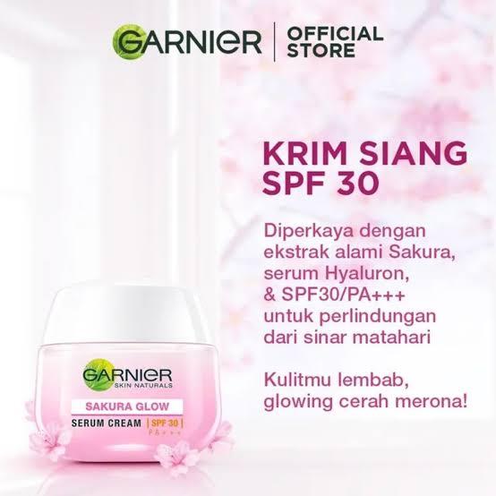 Garnier%20Sakura%20Glow%20Hyaloron%20Serum%20Cream%20SPF30%20PA+++%2050ml%20-%20Image%203